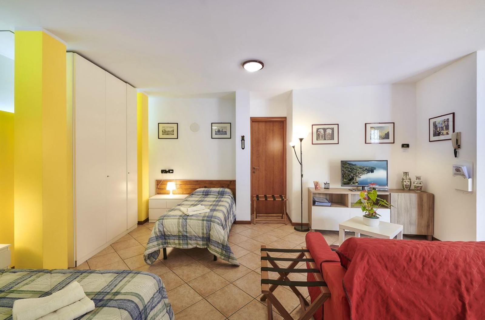 B&B-Foresteria Casa Della Musica Lake Como 만델로델라리오 객실 사진